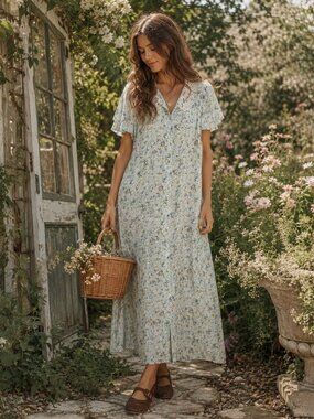 Vintage Basic Editions Cottagecore Muu Muu